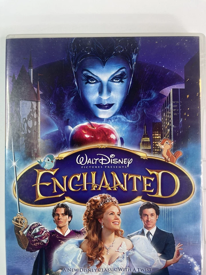 Enchanted 2007 DVD Walt Disney Fairytale Adventure Family Film Amy Adams PAL 4 - Image 2 of 4