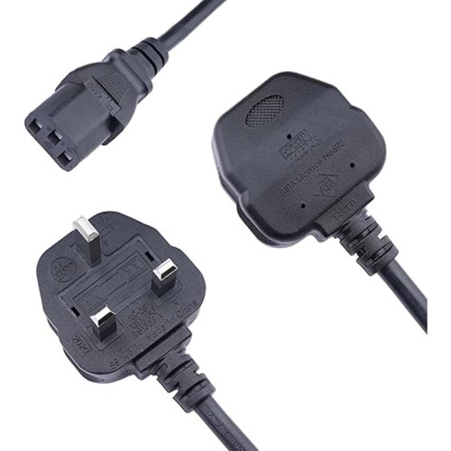 Lite-an 10 Meter Kettle Lead Power Cable with 13 Amp Fuse UK 3 Pin Plug BS1363 f - Afbeelding 9 van 13