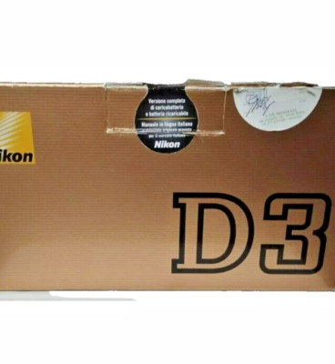 Nikon D3 12.1MP digitale Spiegelreflexkamera - Schwarz (Nur Gehäuse) - 131500 Auslösungen