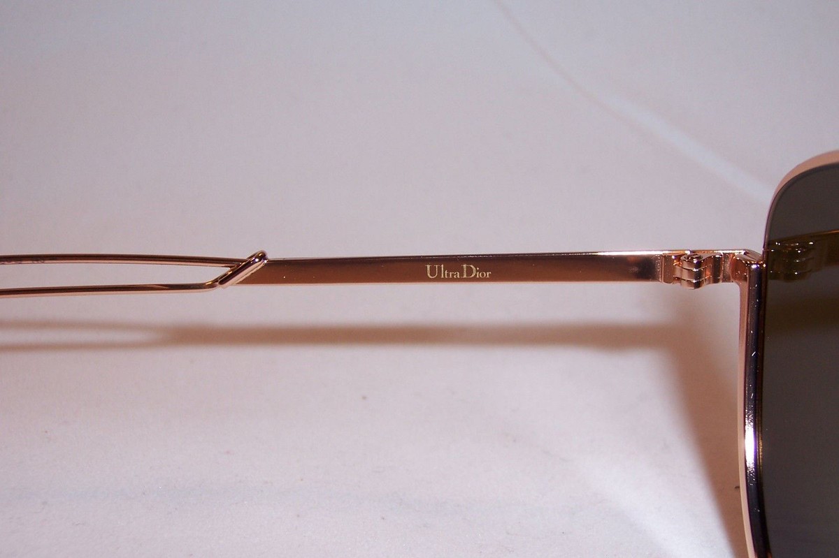 Christian Dior CD Ultra Rcx/ec Matte Grey Gold Frame Brown  display picture 1