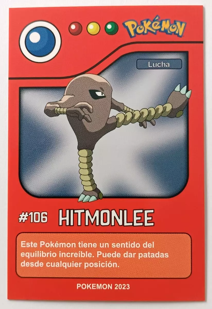 Hitmonlee - #106 -  Pokédex