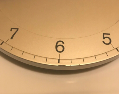 Vintage Braun Wall Clock ABK30 Dieter Rams Designed Type 4861