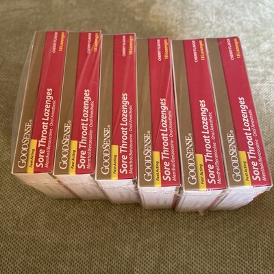 Good Sense Sore Throat Lozenges- 6 Box -Exp 09/2026 or Later