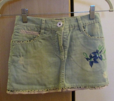 Gir's Roberto Cavalli Angels Simonetta Skirt Size 7 Years