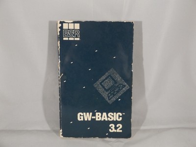 Microsoft GW-Basic 3.2 Interpreter Users Guide BSR MS-DOS 3.31 Book 1991 Vintage