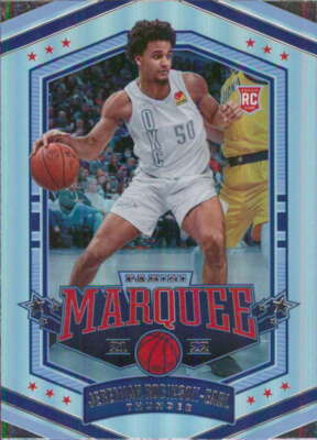 2021-22 Panini Chronicles Marquee #342 Jeremiah Robinson-Earl Thunder Rookie