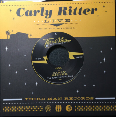 CARLY RITTER Live 'Ever Loving Kind / It is Love 7'' Desert Gold NEW John Tex TMR