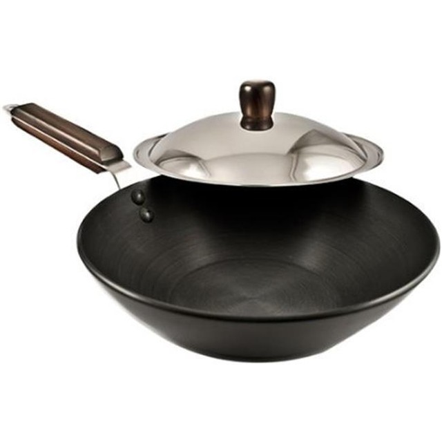 Hawkins Q71 Futura Nonstick Deepfry Pan(kadhai) With Steel Lid and