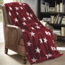 Soft Versatile Throw Lightweight Travel Micro Plush Blanket 50''x60 /60''x80''