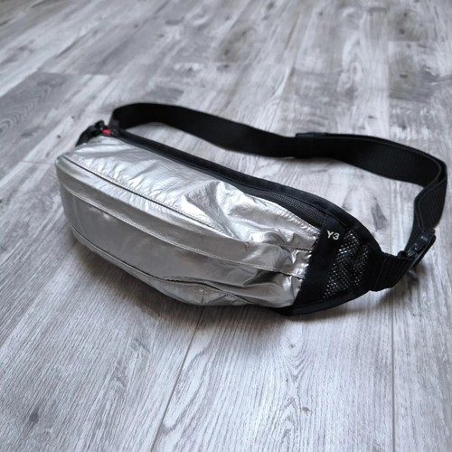 Rare Yohji Yamamoto Y3 Fanny Crossbody Pack Metallic Bag