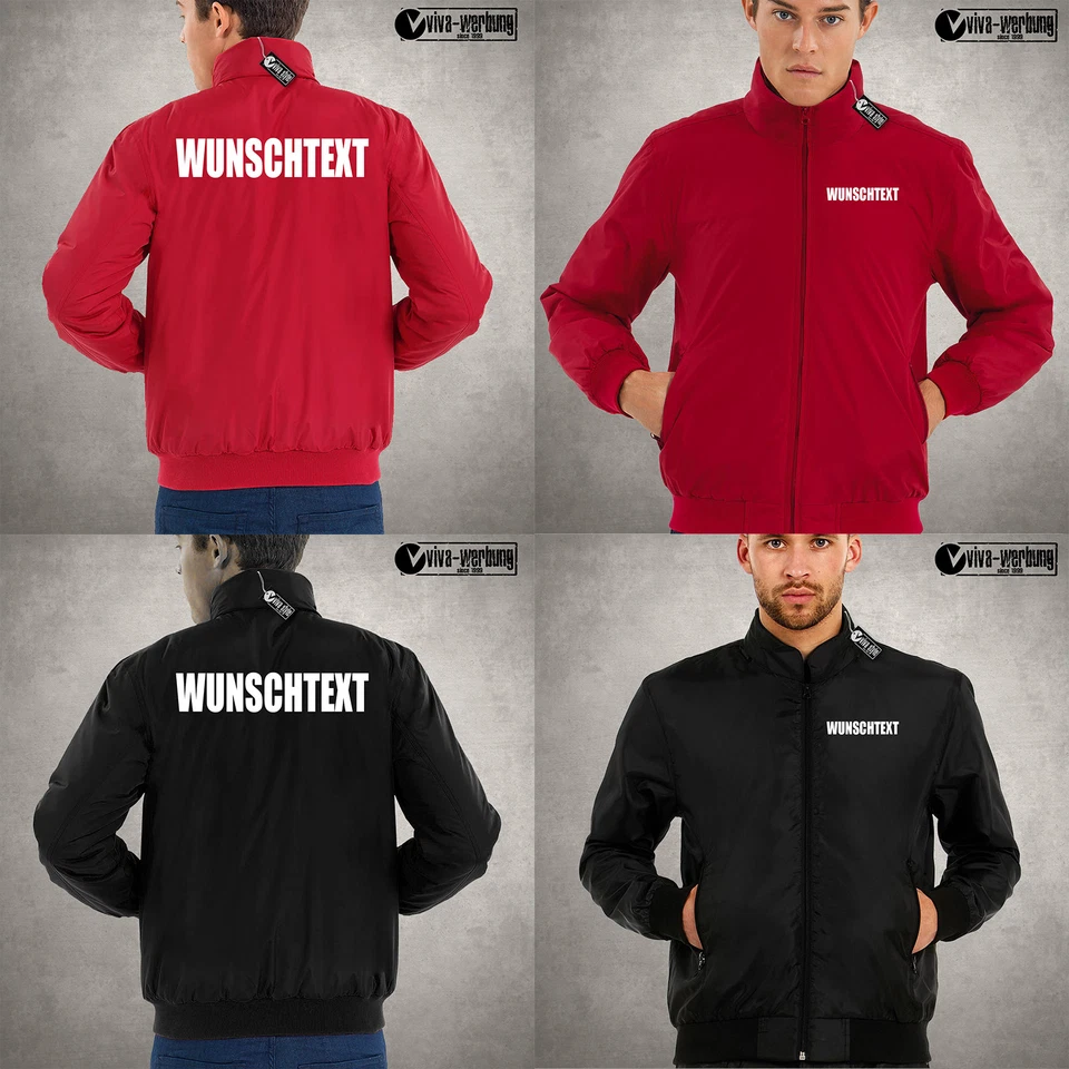 Security Ordner Jacke Bomberjacke Sicherheit mit Wunschtext max. 3 Zeilen - Image 2 of 4