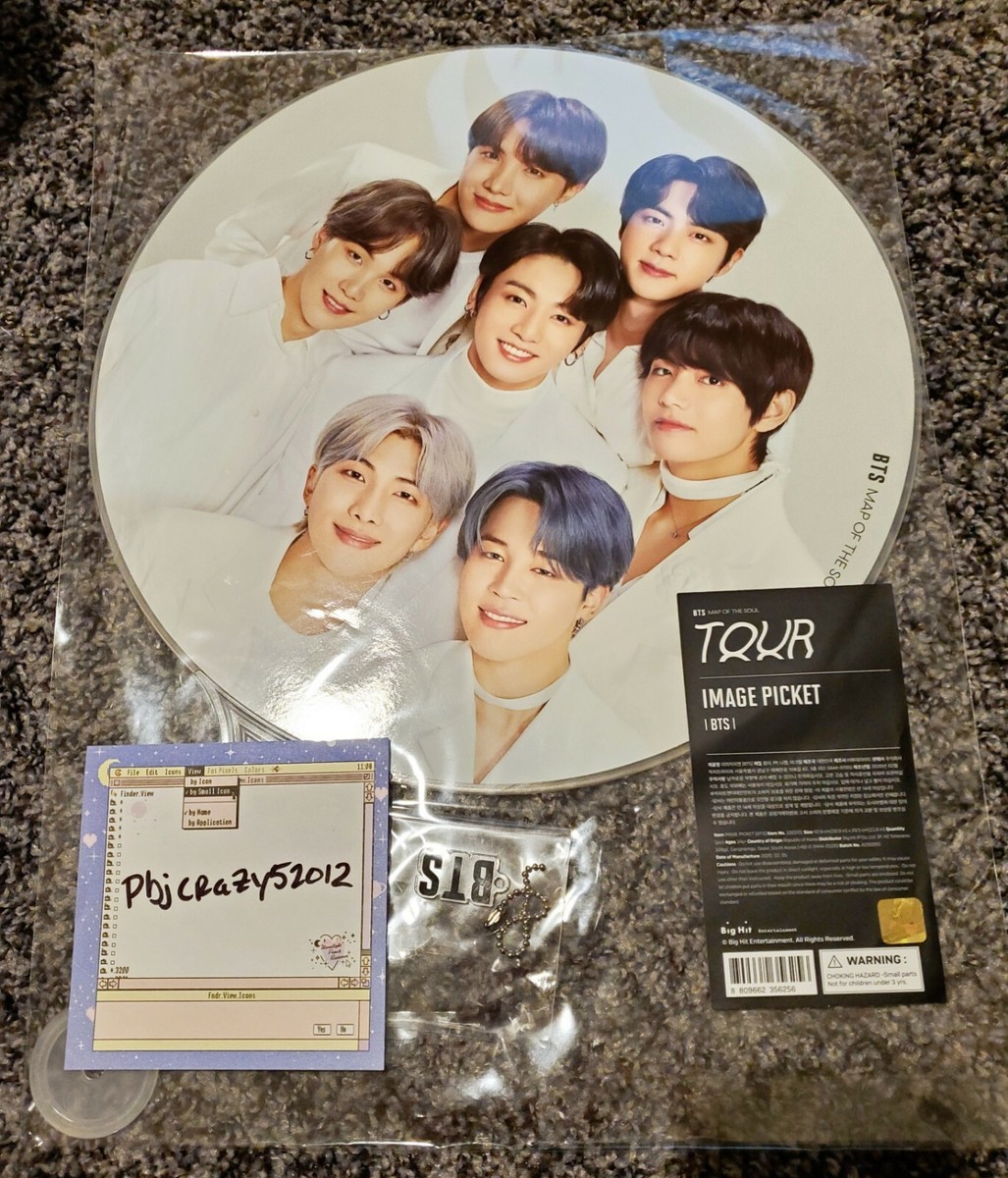 BTS OFFICIAL OT7 GROUP Image Picket Map of the Soul Tour 7 MOTS