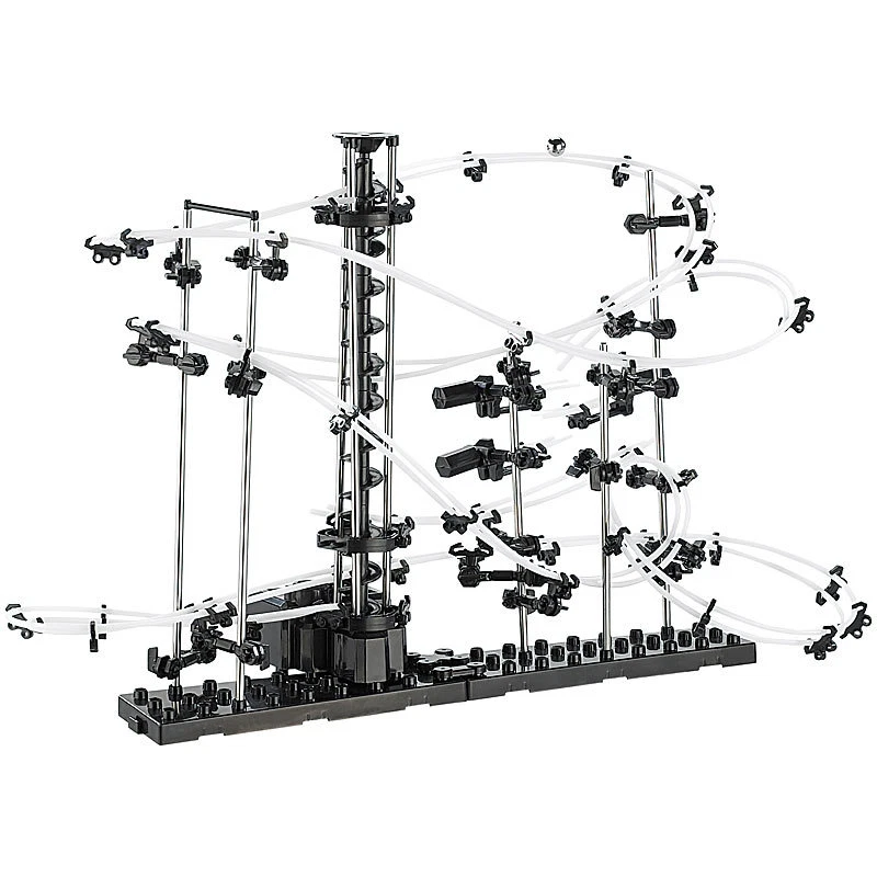 Playtastic Professionelle Kugel-Achterbahn, 193-teiliger Bausatz
