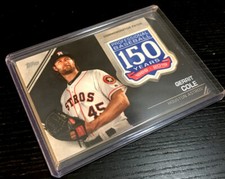 GERRIT COLE - 2019 Topps Update 150TH ANNIVERSARY MANUFACTURED PATCHES #AMP-GC