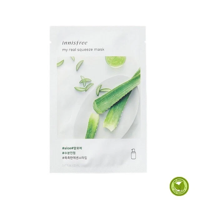 facial skin care my real squeeze mask Innisfree Pack 10 sheet masks - Image 3 of 4
