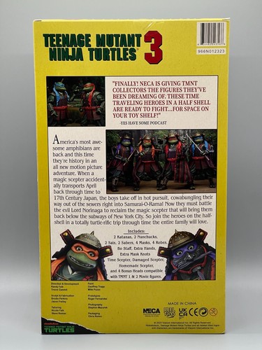 TMNT 3 Movie SDCC 2023 NECA Teenage Mutant Ninja Turtles 4-Pack no extra heads - Bild 11 von 14
