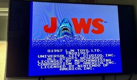JAWS | NINTENDO NES 1987 | AUTHENTIC + TESTED + CLEANED