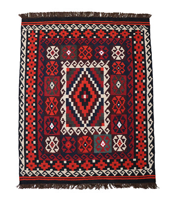 112x88 cm orient Teppich Afghan Nomaden kelim Teppich kilim rug carpet No: 140