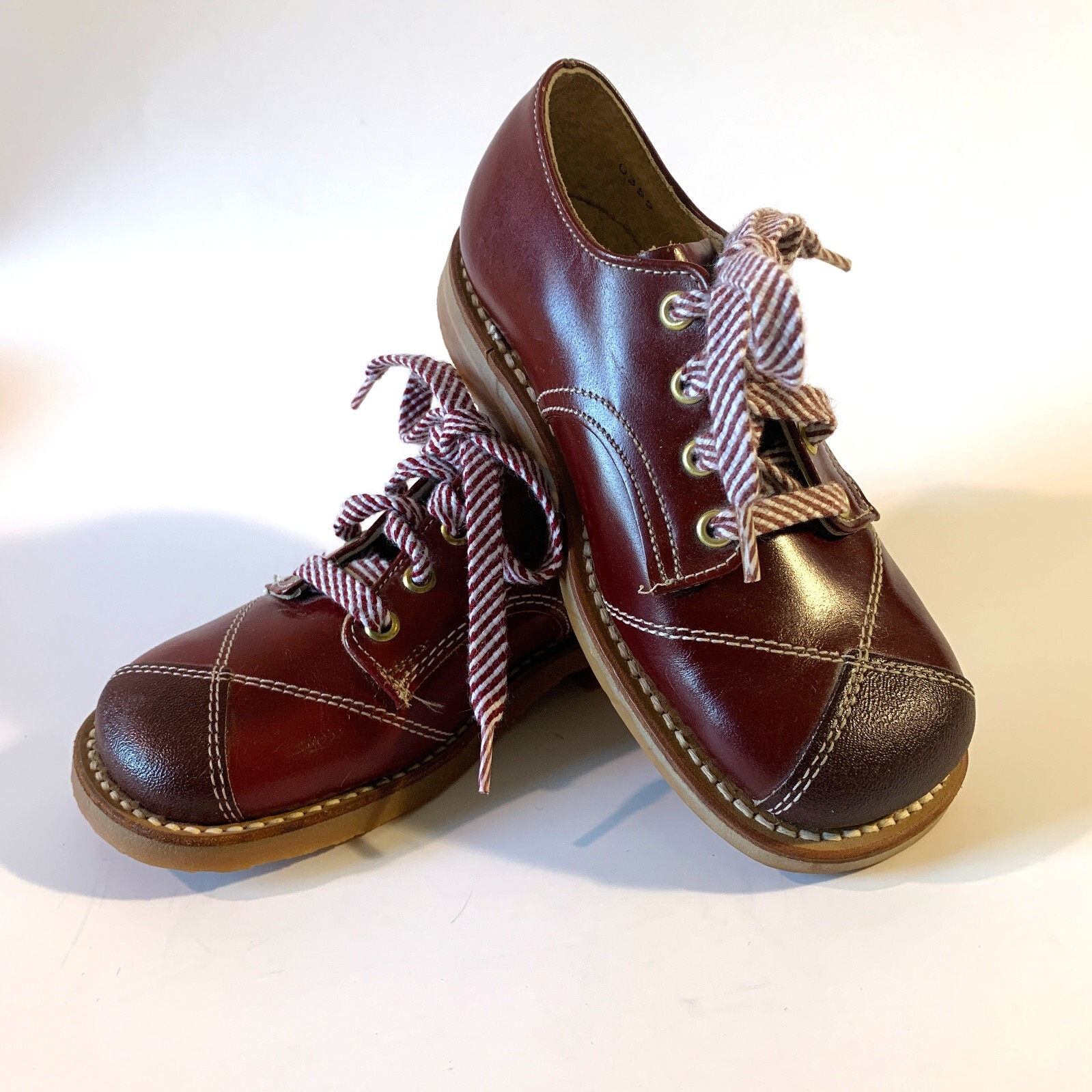 Leather Hard Rubber Soles Wsco Made In Usa Sz 8 1/2