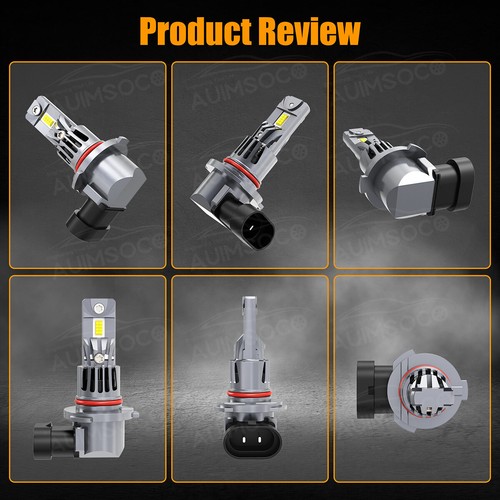 For Ford F 150 2015-2020 6K Front LED Headlight Hi/Lo Beam + Fog Light Bulbs - Picture 12 of 16