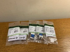 Ortronics Cat6 Keystone Jack Blue P/N OR-KS6A-36 - LOT OF 5 - NEW - FREE SHIP