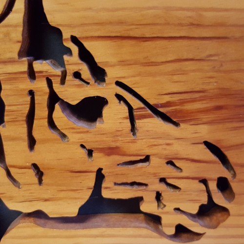 VTG Horse Head Welcome Wall Sign Scroll Saw Wood Handcrafted Art 3D Rustic - Picture 3 of 7