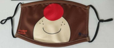 Rudolph Weihnachten Gesichtsmaske!  Smiley rote Nase verstellbare Maske mit Filter