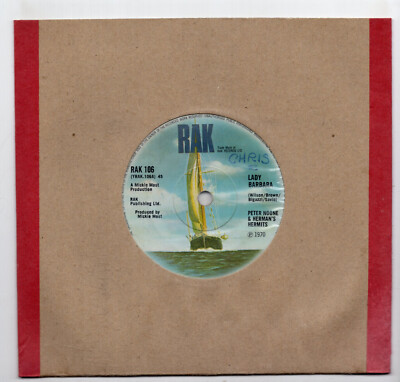 (O99) Peter Noone & Herman's Hermits, Lady Barbara - 1970 - 7'' vinyl
