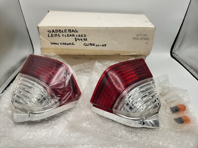 Show Chrome Clear Lens Saddlebag Lights 52-735 for Honda Goldwing GL1800 2001-05