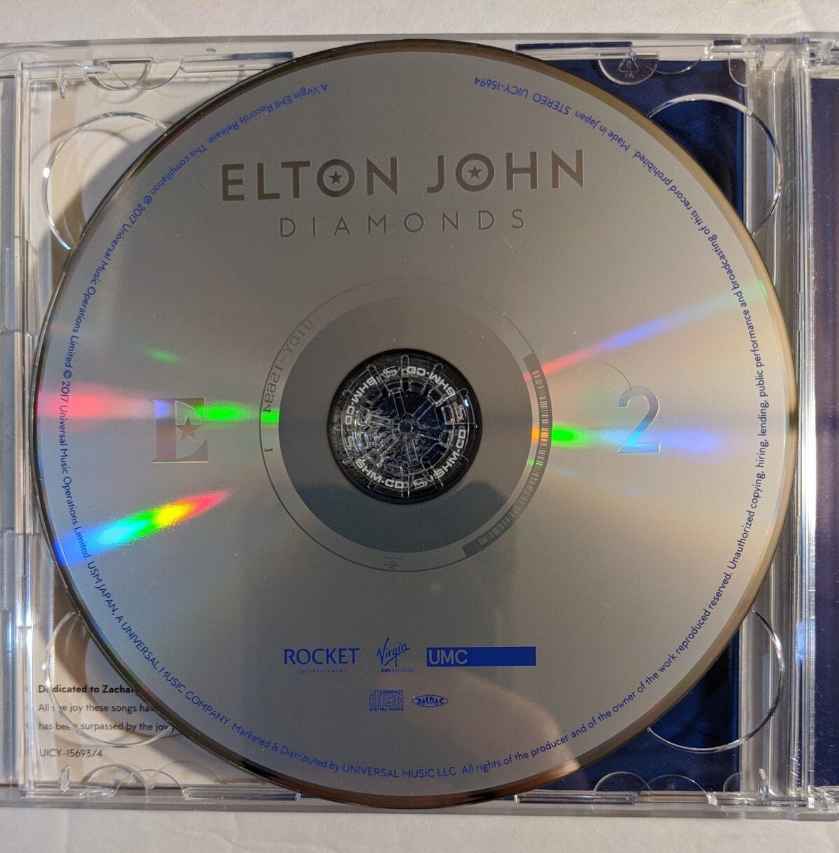 2CD Elton John Diamonds UICY156934PROMO Rocket Entertainment, Virgin EMI Records, UMC プロモ /00220 Elton John – Diamonds – 2 x Vinyl (Gatefold, 180g, LP