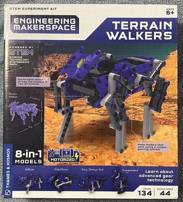 NIOB Thames & Kosmos Engineering Makerspace Terrain Walkers STEM experiment kit