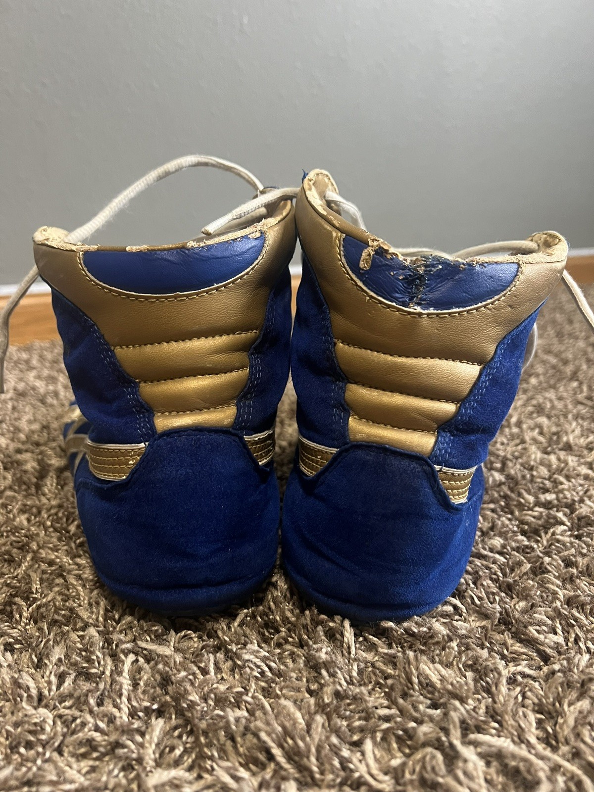 2014 Asics Dave Schultz RARE Wrestling Shoes Size 10.5 thumbnail 4