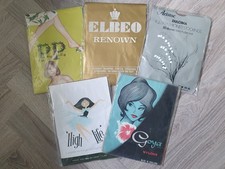 Job Lot Bundle of 5 Pairs of Vintage Nylon Stockings - Aristoc, Pretty Polly