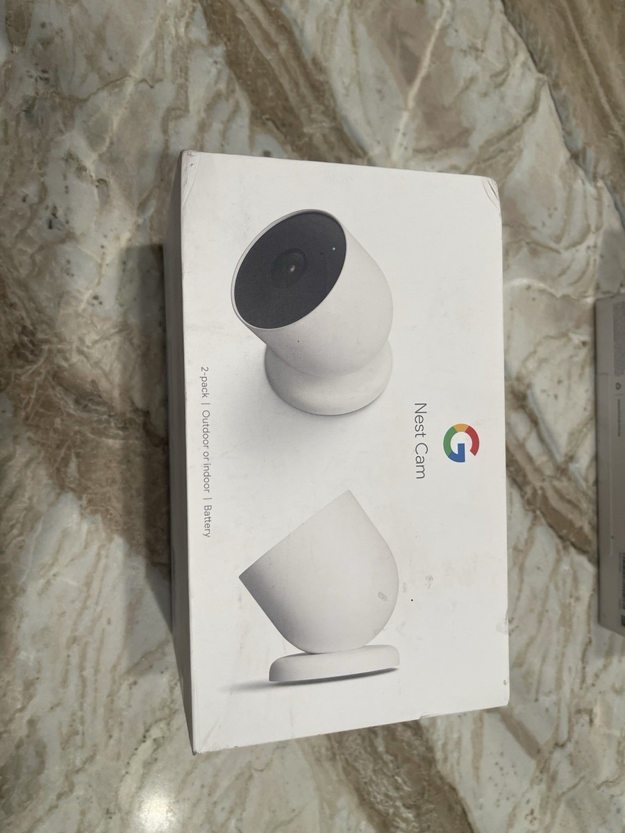 *NEW* Google Nest Cam Wireless Battery Indoor Outdoor 2-Pack *SEALED*