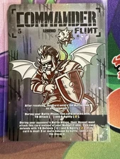 Neopets Battledome TCG Obelisk Alternate Art / Album Parody SR* Commander Flint