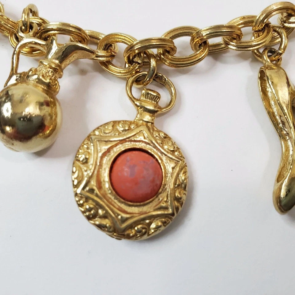 Ben-Amun 24k Gold Plated Charm Necklace 19" - Image 4 of 4