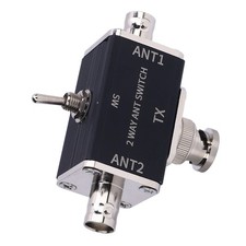 2 Position Coaxial BNC Connector Aluminum Alloy HF VHF UHF Radio