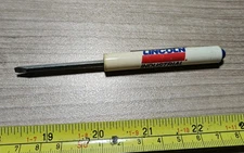 Vintage Lincoln Industrial Advertising Screwdriver
