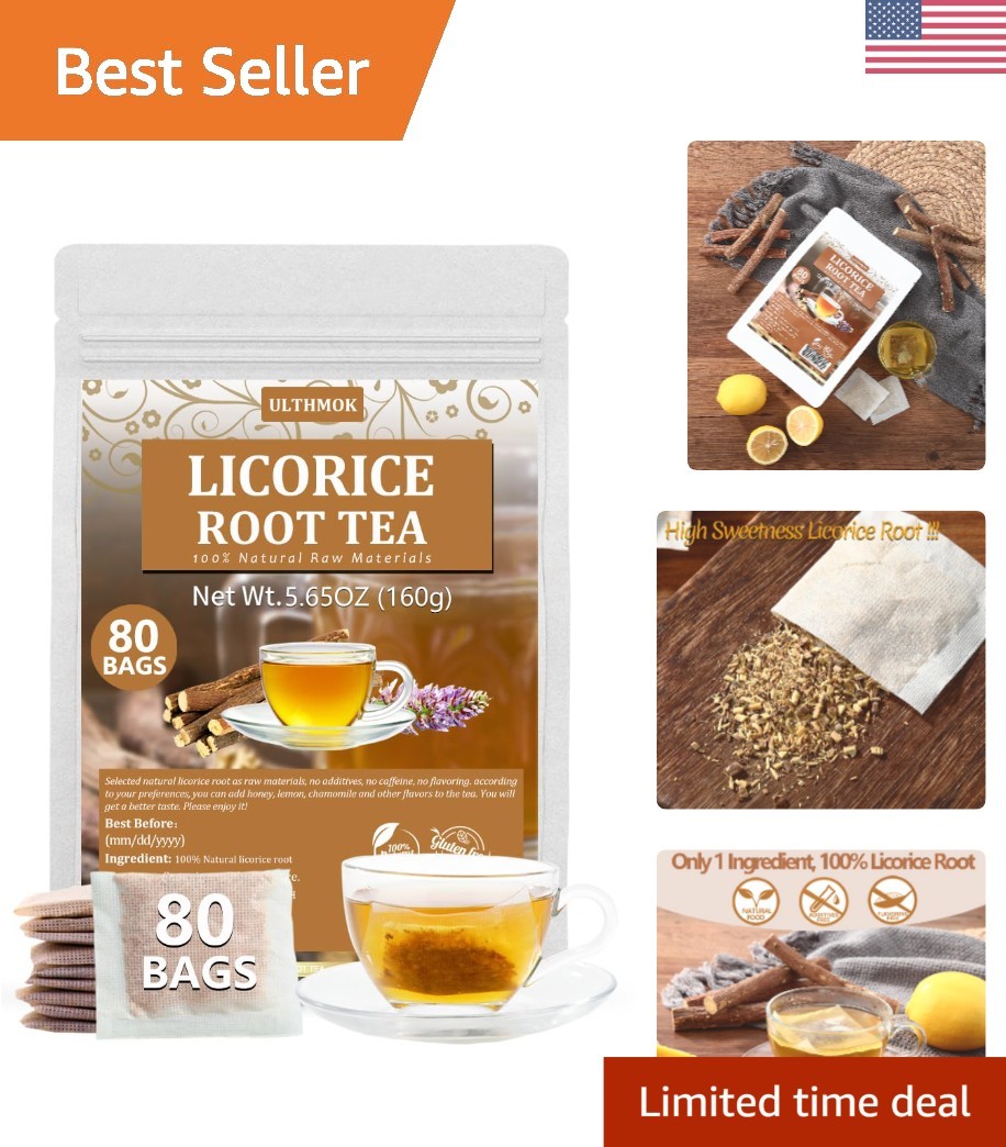 - 80 Bags With Sweet Flavor & No Additives