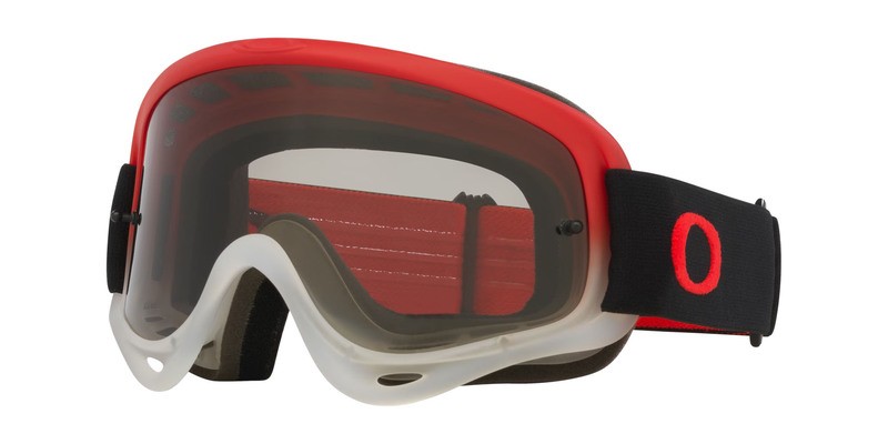 Masque Oakley O-Frame MX écran gris clair contre la buée et les projections en cross
