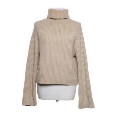 H&M, Rollkragenpullover, Größe: XS, Beige, Polyester/Acryl/Wolle, Einfarbig #FoV