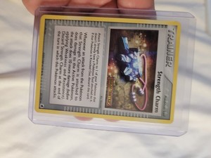 Strength Charm Pokemon Card 81/101 Reverse Holo Foil Stamped Dragon Frontiers