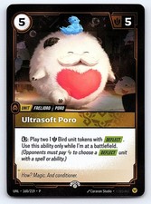 Ultrasoft Poro Foil Promo Riftbound Organized Play Promotional Cards 160/219 NM — live eBay listing