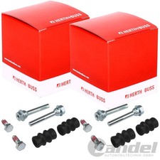 2X HERTH+BUSS FÜHRUNGSHÜLSEN SATZ BREMSSATTEL HINTEN VORNE passend für BMW 1 CIT