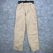 AFTCO Kids Tan Fishing Pants Size 26 10/12 Yrs Khaki Outdoor Utility Cargo