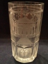 Superb Bohemian Glass With Numerous Masonic Symbols