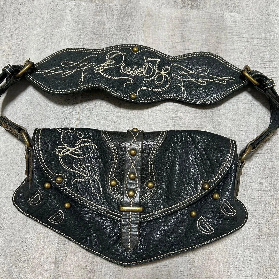 diesel black gold bag products for sale | eBay