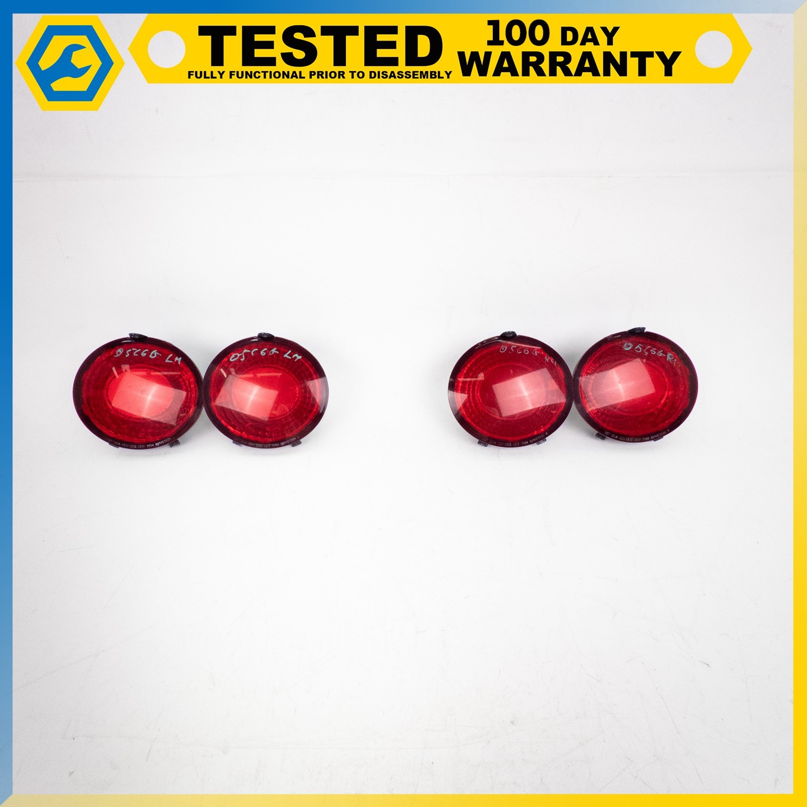 05-13 CHEVROLET CORVETTE C6 REAR LEFT RIGHT INNER OUTER TAIL LIGHT ASSEMBLY OEM