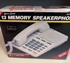 NEW Lenoxx Sound Model PH 319 Memory Display Speaker Phone with Auto Time Call