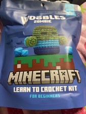The Woobles Minecraft Zombie Crochet Kit No Hook